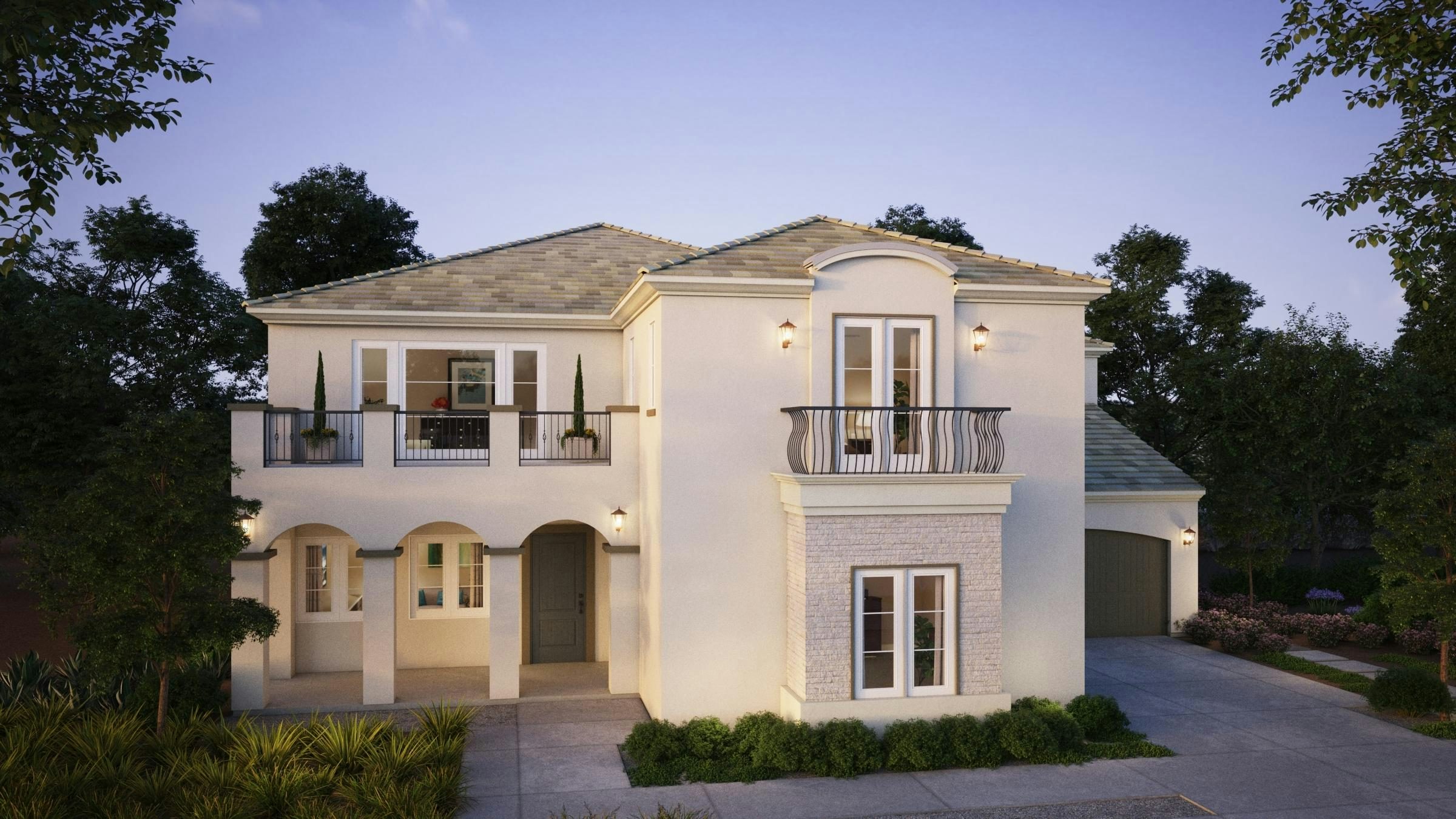 Sage - French Elevation